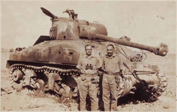 1965 India-Pakistan War Destroyed Sherman Tank