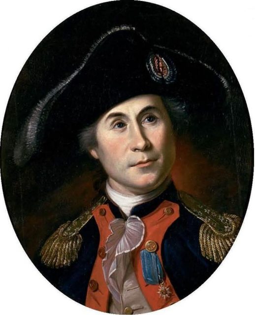 A 1781 painting of John Paul Jones