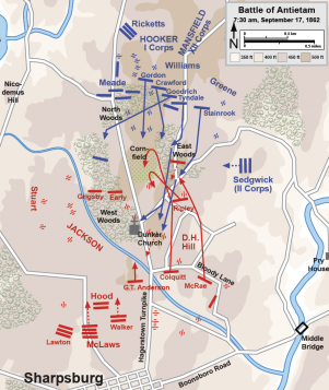 1st Texas At Antietam - 80% Losses and Their Unique Flag on America's ...