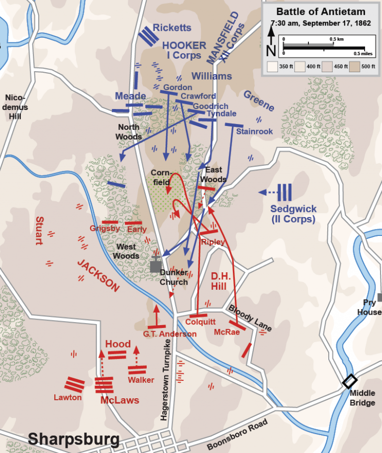 1st Texas At Antietam - 80% Losses and Their Unique Flag on America's ...