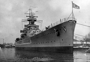 The Scharnhorst - only 36 members of the crew escaped a watery grave ...