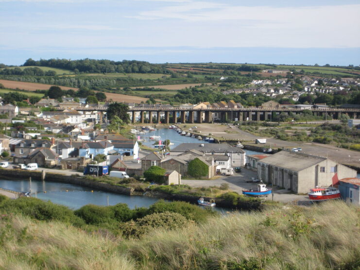View of the Hayle Viaduct