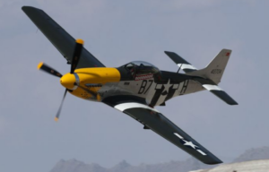 North American P-51D Mustang 'Ferocious Frankie' in flight