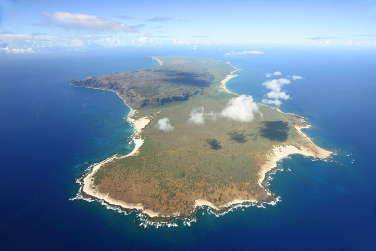 Aerial view of Ni'ihau