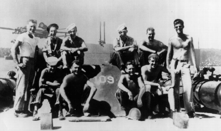 Crew of PT-109 standing together