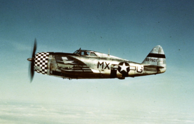 Republic P-47 Thunderbolt in flight