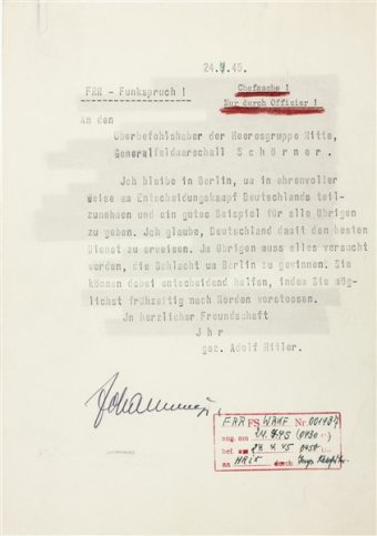 Oskar Schindler Letter Among WWII Memorabilia to be Auctioned in April ...