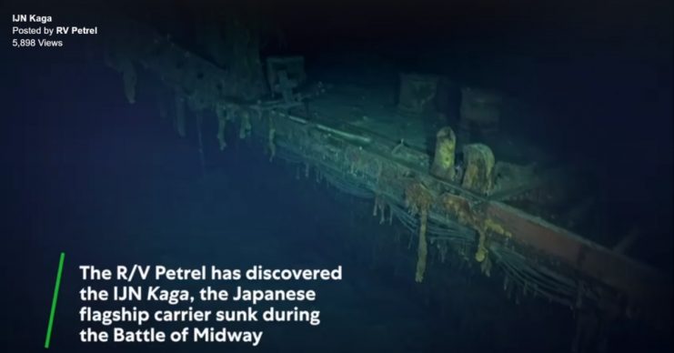 R V Petrel Discovers Sunken Japanese Fleet Carrier Kaga War History Online