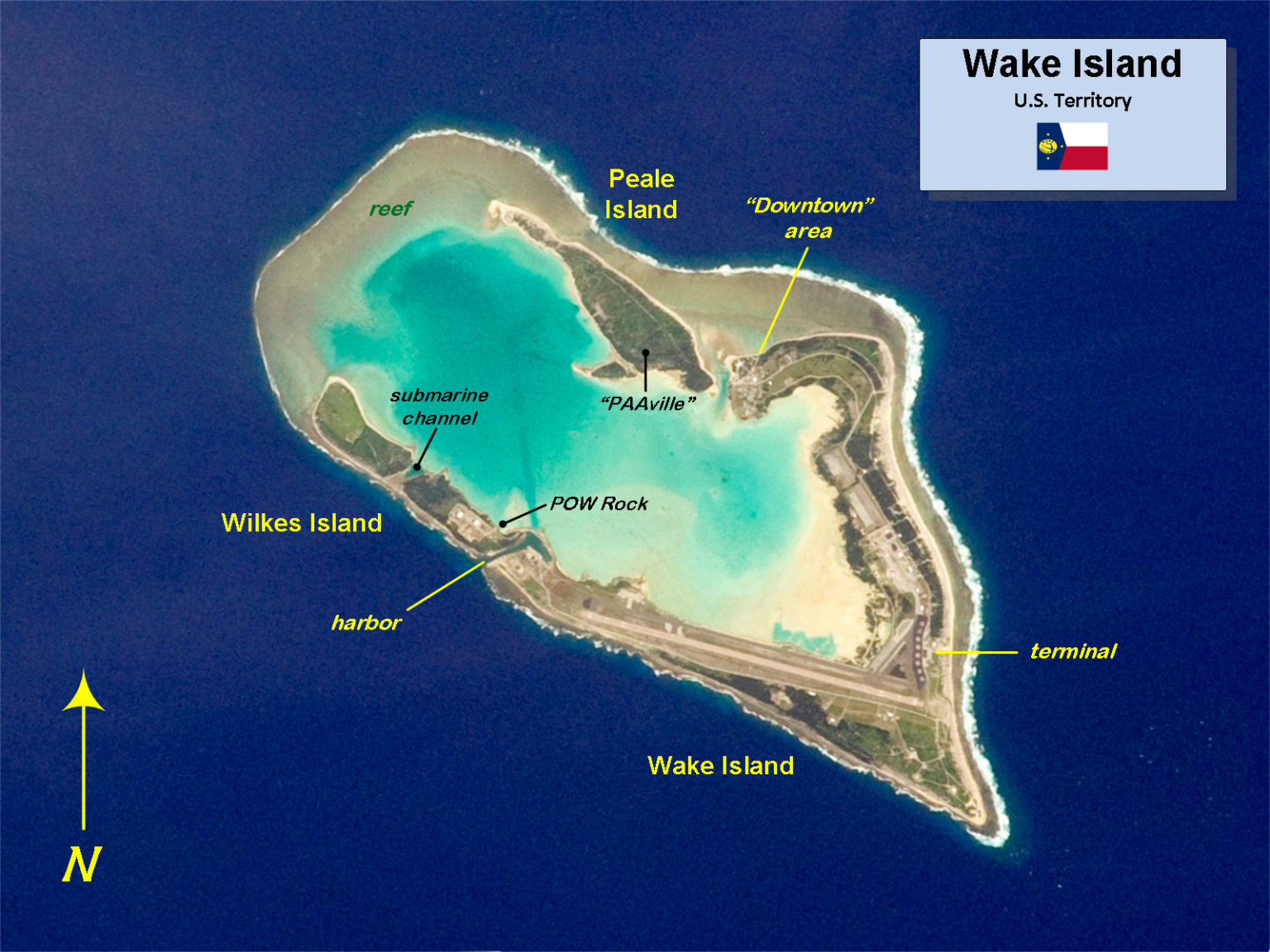 Satellite Images Reveal Early Signs of US Expansion on Wake Island