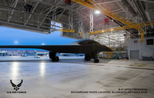 artist's rendering of B-21 Raider