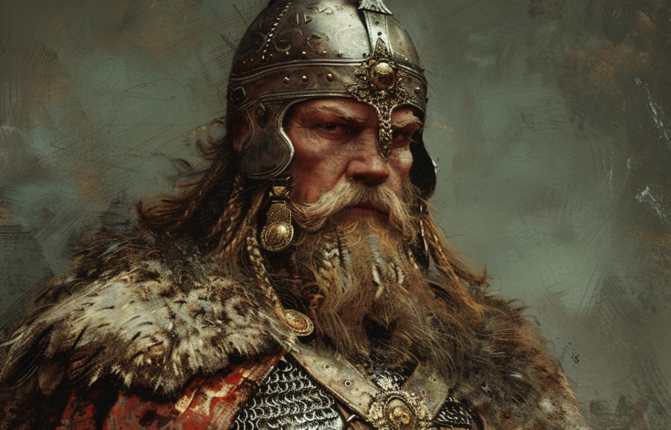 AI rendering of what Igor I of Kiev may have looked like when alive