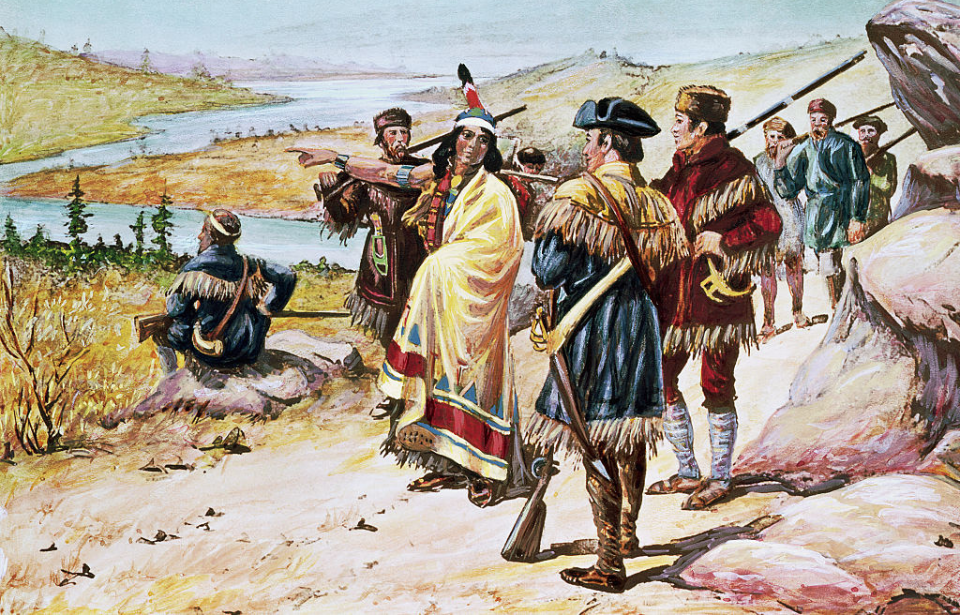 Painting of the Lewis and Clark Expedition