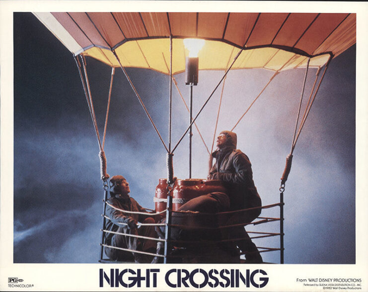 Lobby card for 'Night Crossing'