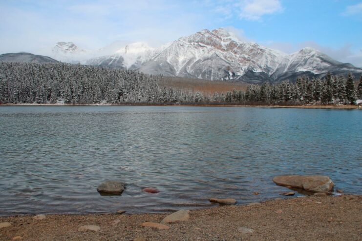 View of Patricia Lake during the day