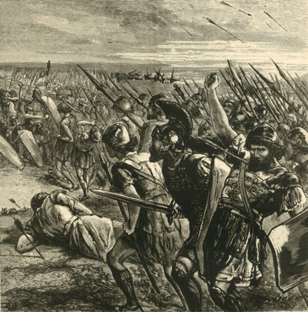 Illustration of the Battle of Marathon