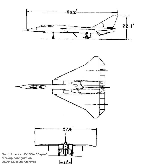 The XF-108 Rapier: The Air Force's Best Plane That Never Flew | War ...