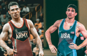 Sgt. Ildar Hafizov, left, and Spc. Alejandro Sancho will represent the United States and the Army's World Class Athlete Program at the Summer Olympics in Tokyo.