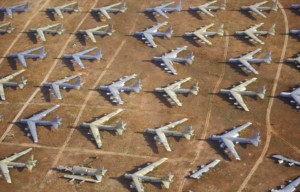 A Field of B-52 Aircraft, Davis Montham Air Force Base, Tucson, Arizona