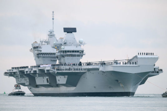 USS Ronald Reagan And HMS Queen Elizabeth Train Together In The Indian ...