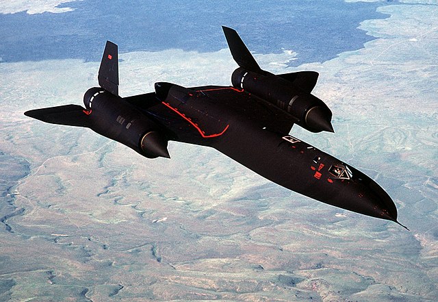 Lockheed SR-71A Blackbird in flight