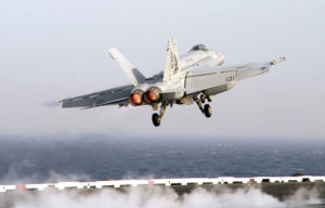 F/A-18F Super Hornet taking off