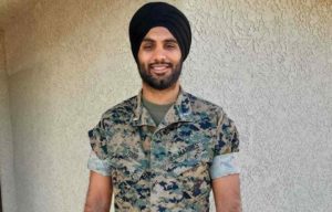 First Lieutenant Sukhbir Toor in uniform