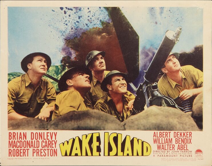 Lobby card for 'Wake Island'