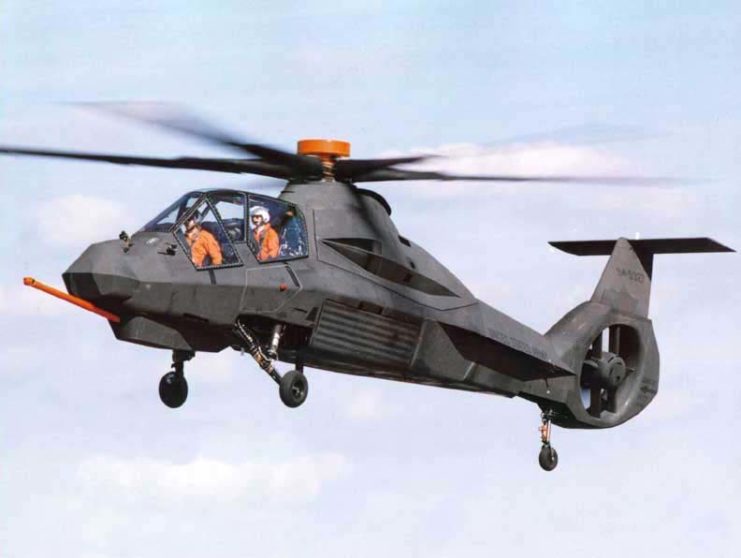 The RAH-66 mid-flight