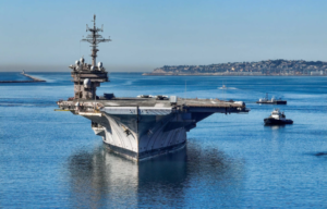 USS Kitty Hawk (CV-63) at sea