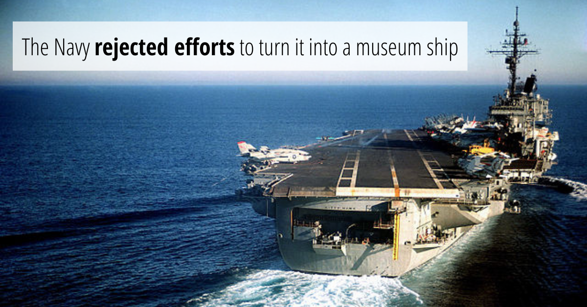 USS Kitty Hawk (CV-63): The Decorated Aircraft Carrier That was Sold to ...