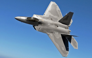 Lockheed Martin F-22 Raptor in flight