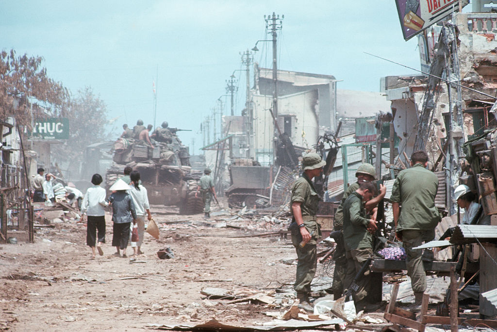 Тетское наступление 1968 карта