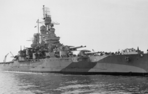 USS Nevada (BB-36) at sea