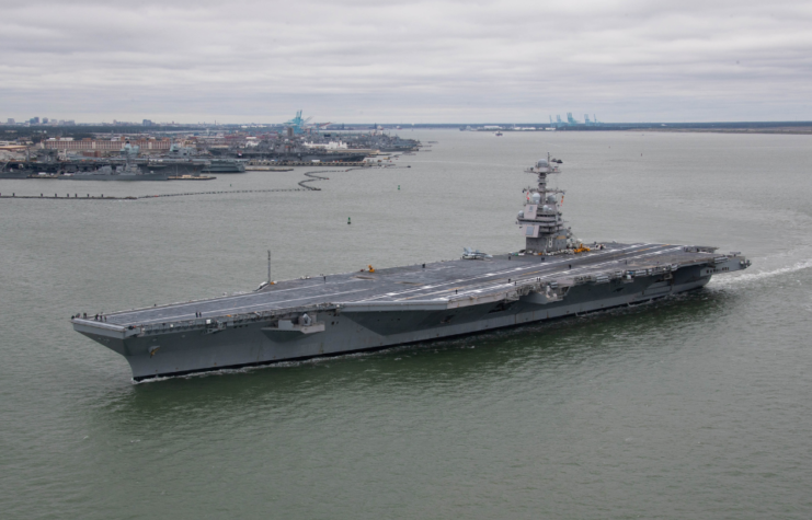 USS Gerald R. Ford (CVN-78) at sea