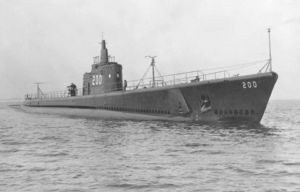 USS Thresher (SS-200) at sea