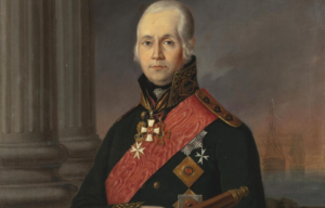 Military portrait of Fyodor Ushakov