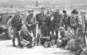 MACV-SOG reconnaissance team standing together