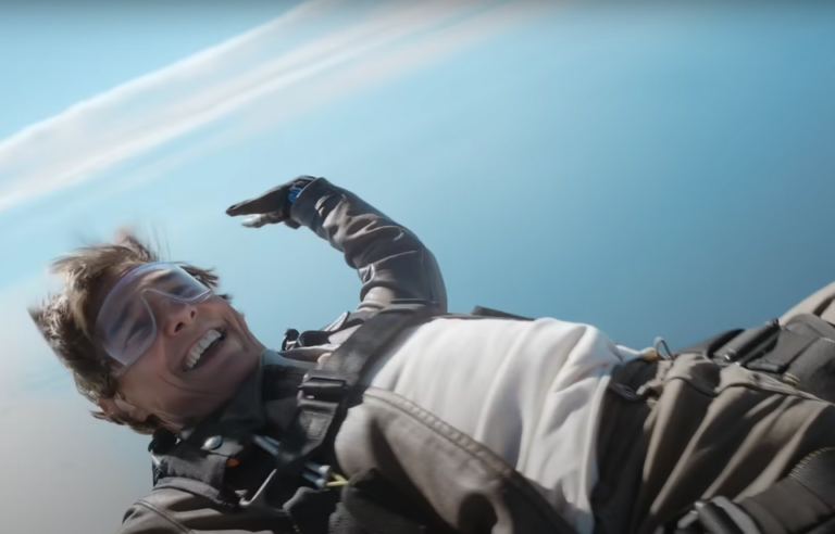 tom cruise commercial jumping out of plane