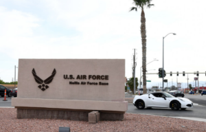 Entrance to Nellis Air Force Base, Nevada