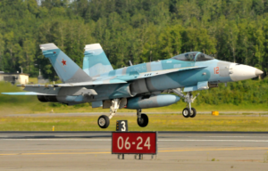 McDonnell Douglas F/A-18C Hornet taking off