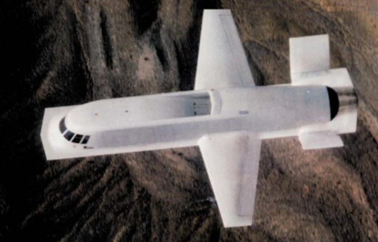 Northrop Tacit Blue in flight