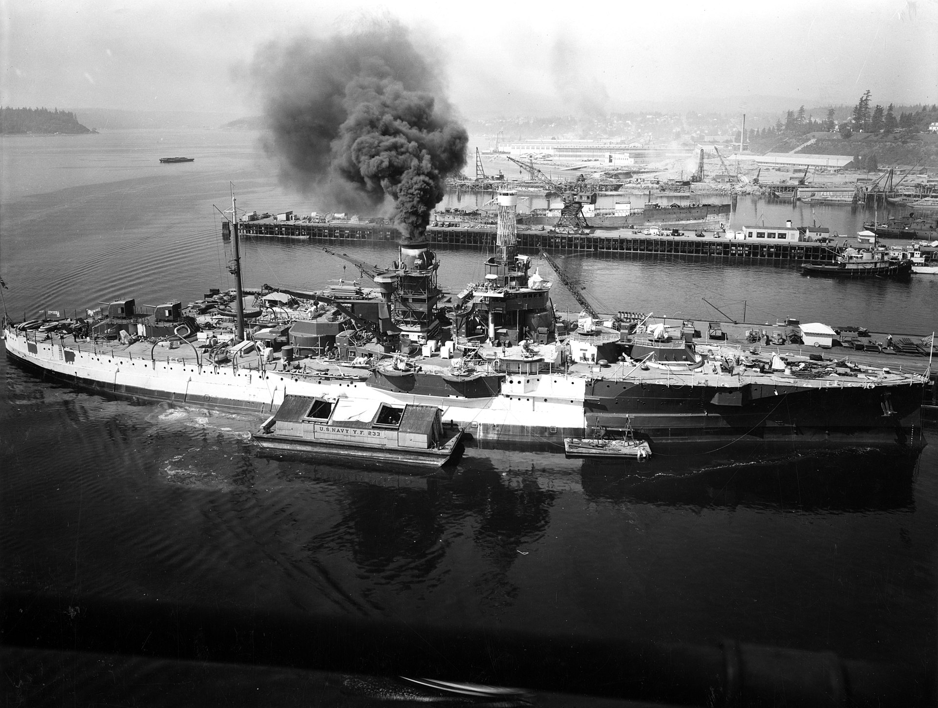 The USS Utah (BB-31/AG-16) Was Sunk By the Japanese During the Attack ...