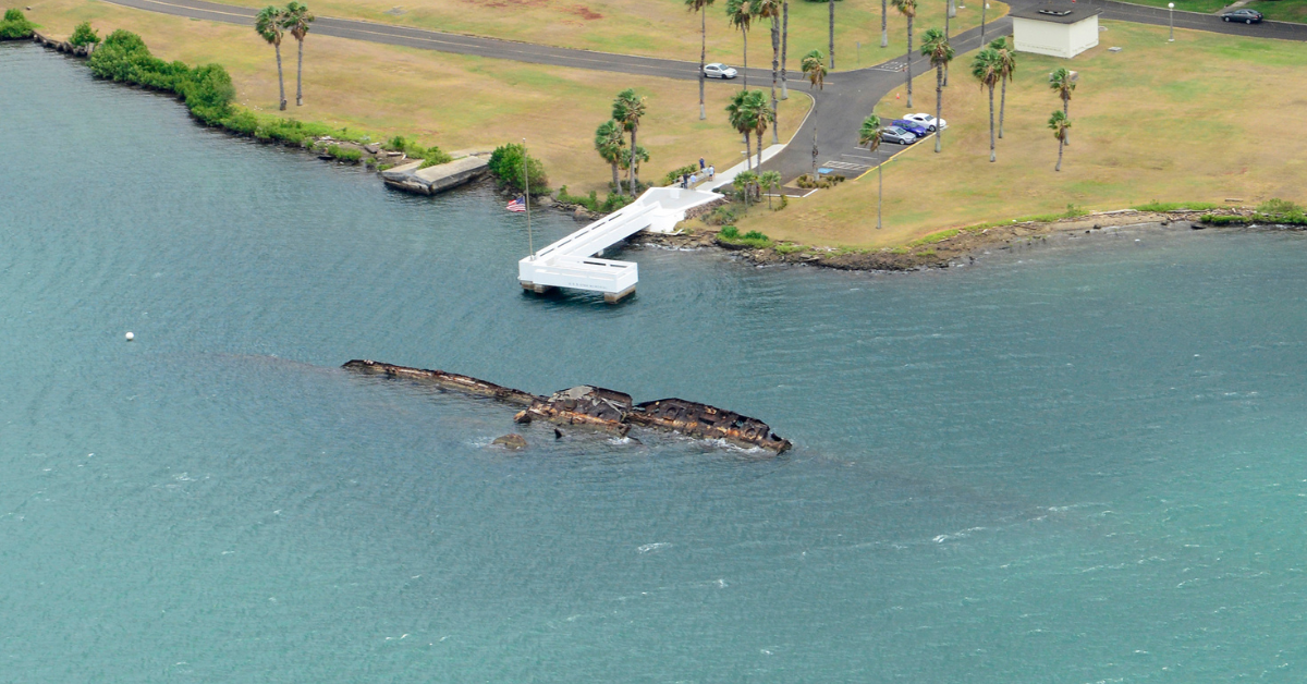 The USS Utah (BB-31/AG-16) Was Sunk By the Japanese During the Attack ...