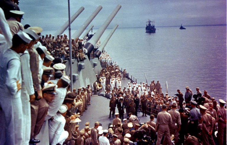 Why the US Made the Japanese Surrender Aboard the USS Missouri (BB-63 ...