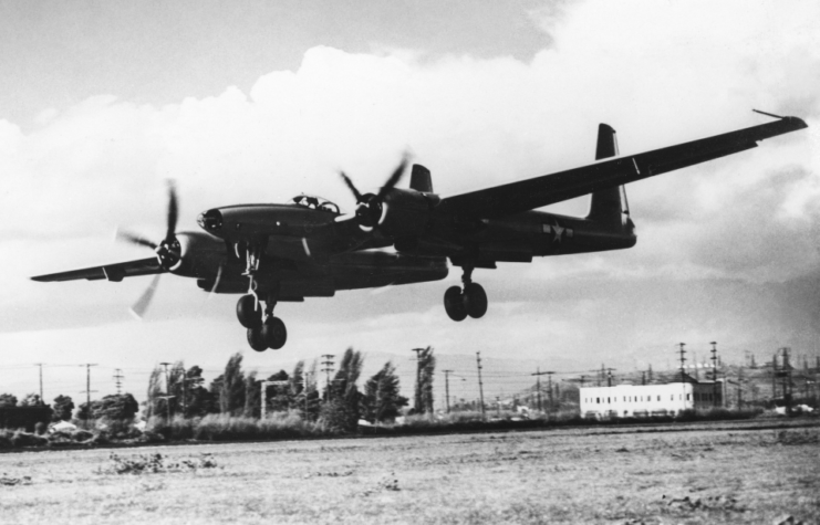 Hughes XF-11 coming in for a landing