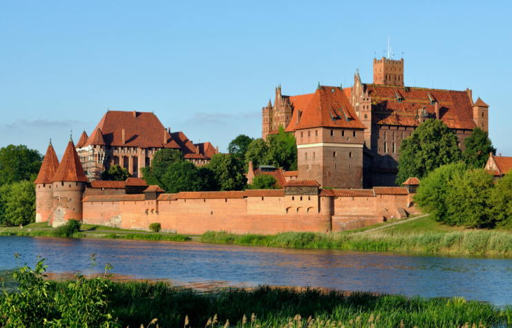 Exterior of Malbork Castle