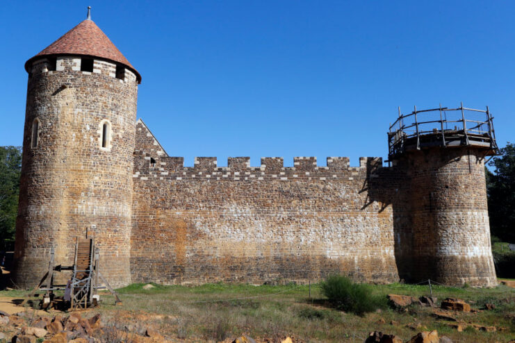 Guédelon, la construction d'un château fort