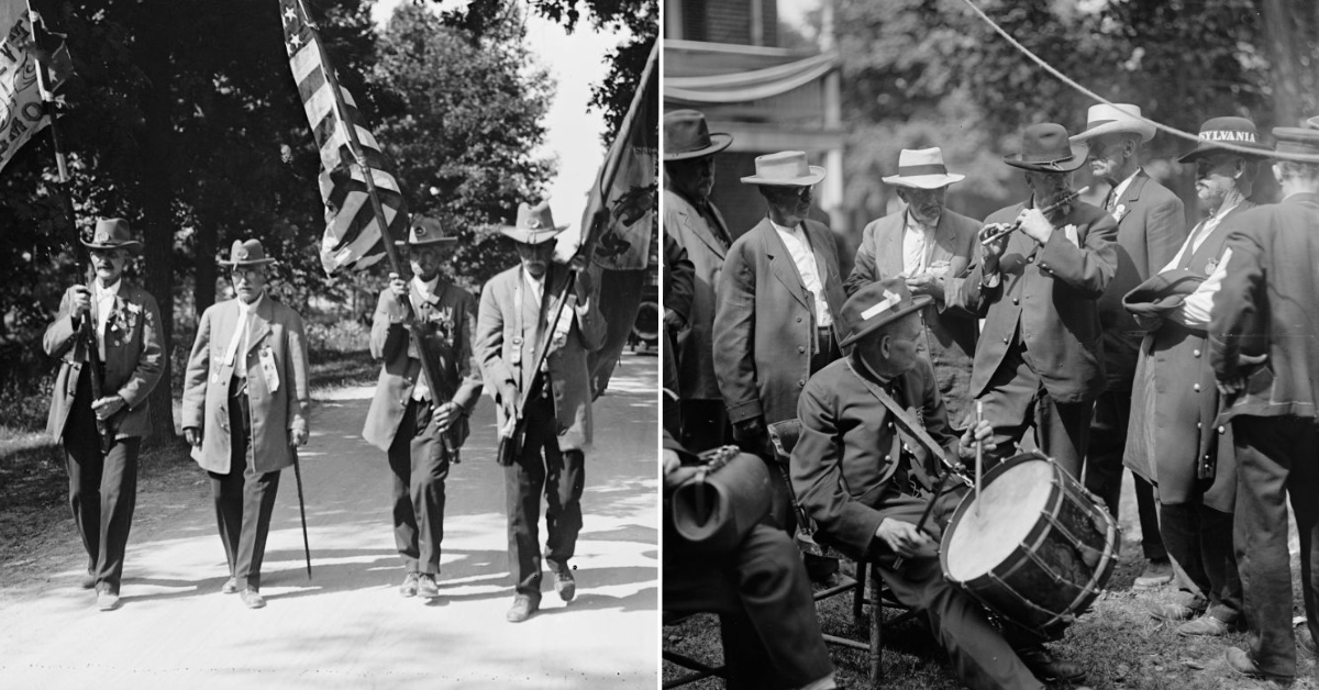 In Photos Burying The Hatchet At The Gettysburg Reunion War