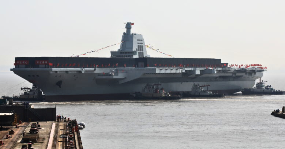 China's Newest Aircraft Carrier Undergoing First Round of Sea Trials ...