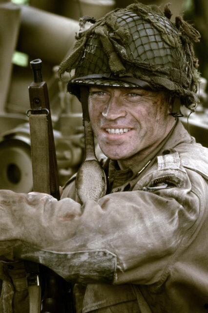 Neal McDonough as 1st Lt. Lynn "Buck" Compton in 'Band of Brothers'